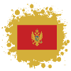 Drapeau Blob Montenegro