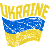 Flag Wehen Ukraine