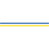 Trait ou drapeau Ukraine