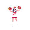 Cheer Cheerleading Christmas Santa
