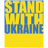 STAND WITH UKRAINE Drapeau De L'Ukraine