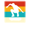 Skaten Skating Logo Retro