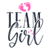 Team Girl ,Pregnancy Announcement Baby