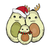 Avocado Lover Gift Christmas Avocado