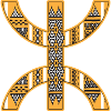 Z imazighen motif Tapis kabyle Algérie