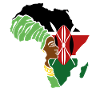 Kenya kenyanske Flag Afrika Sort Arv