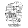 Citroën 2CV Models Drawings