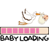 Baby Loading Stork Graviditet Baby Belly