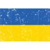 Ukraine Flag Distressed