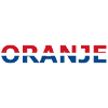 Orange in red, white, blue