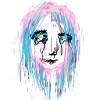 abstract crying