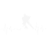 Ice Hockey Love Heartbeat