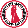 Wedding stamp round