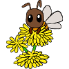 Hummel auf Löwenzahn