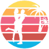 Paar im Sonnenuntergang