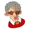 Cool old lady!