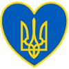 Ukraine Coat of Arms Heart