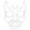 Skull motif