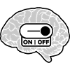 Turn off the brain switch
