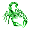 Scorpio, green