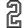 2 Number symbol