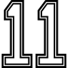 11 Number symbol