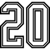 20 number symbol