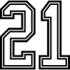 Symbole numérique 21