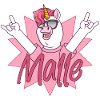 Malle Outfit Einhorn