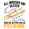 Posaune Posaunenspieler Posaunist