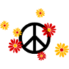 Pace Segno Fiori Armonia Fiore Potere Pace
