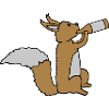 Beer-drinking squirrel