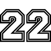 22 number symbol