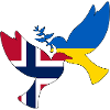 ukraine norwegen friedenstaube - unterstützung