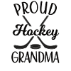 Stolze Eishockey-Großmutter Eishockey-Großmutter