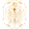 Simbolo Mistico del Egizio e della Geometria Sacra