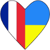 France Ukraine Heart