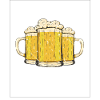 Dancing and beer saying funny
