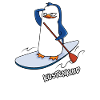 Küstenkind Pinguin