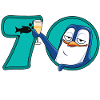 70 Years Anniversary Penguin