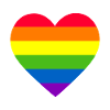 Regenbogen Herz