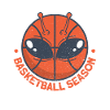 Basketball Alien - Extraterrestrial basketball players