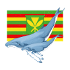 Kanaka Maoli Flag Humpback Whales