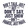 Don't Talk Act