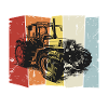 Tractor Deutz retro style