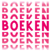 Books in pink gradient