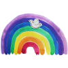 Regenbogen Friedenstaube