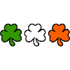 Cloverleaf Irlande Drapeau