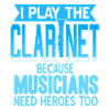 I play the clarinet