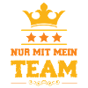 Nur mit mein Team